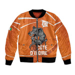 Afro Basketball Custom Ivory Coast Bomber Jacket Allez Les Elephants - African Pride