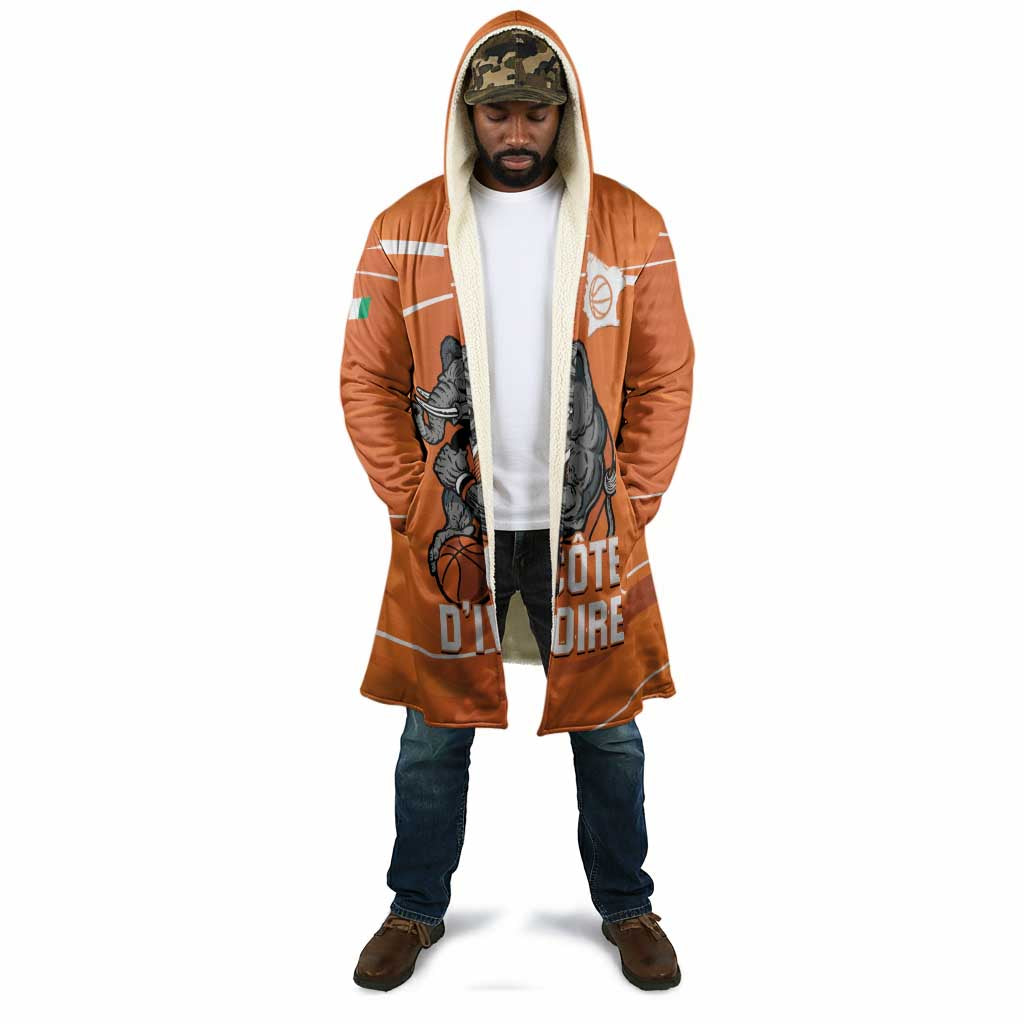 Ivory Coast Basketball Custom Cloak Allez Les Elephants