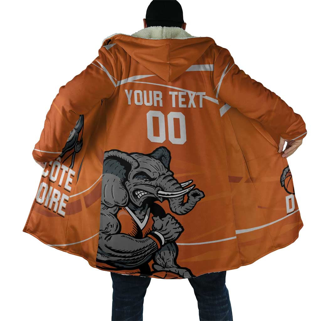 Ivory Coast Basketball Custom Cloak Allez Les Elephants