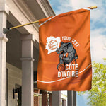 Afro Basketball Custom Ivory Coast Garden Flag Allez Les Elephants - African Pride