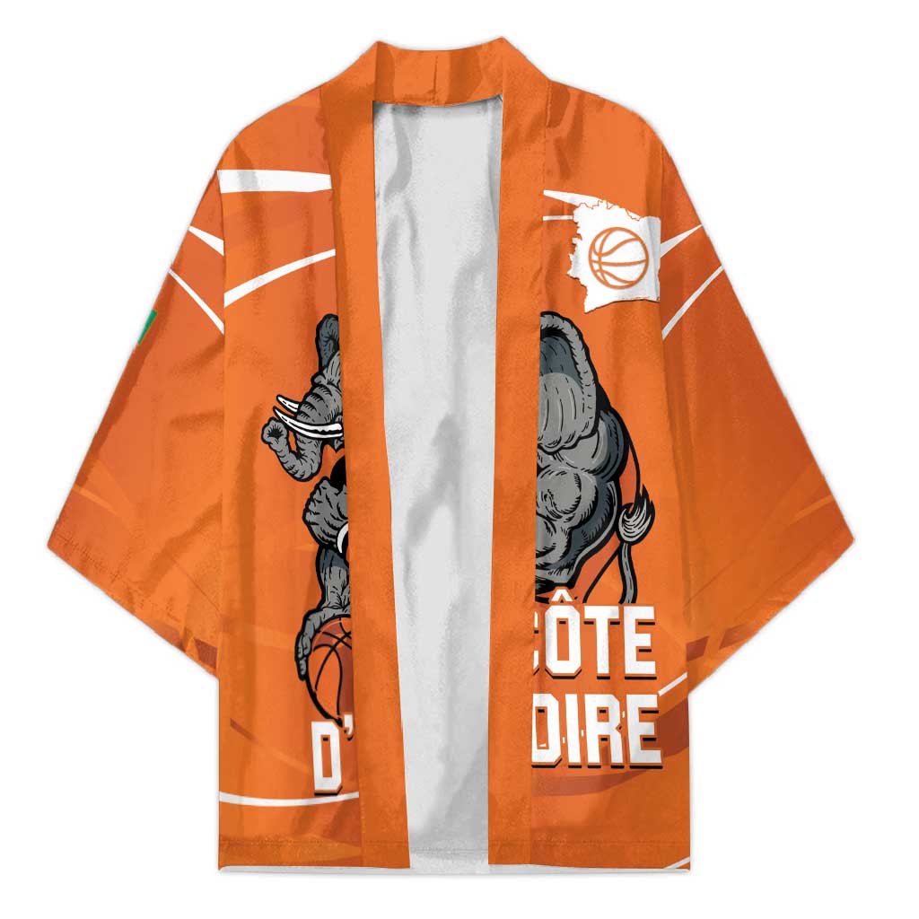 Ivory Coast Basketball Custom Kimono Allez Les Elephants