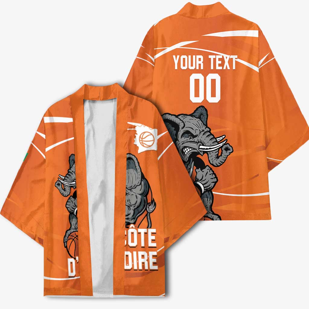 Ivory Coast Basketball Custom Kimono Allez Les Elephants