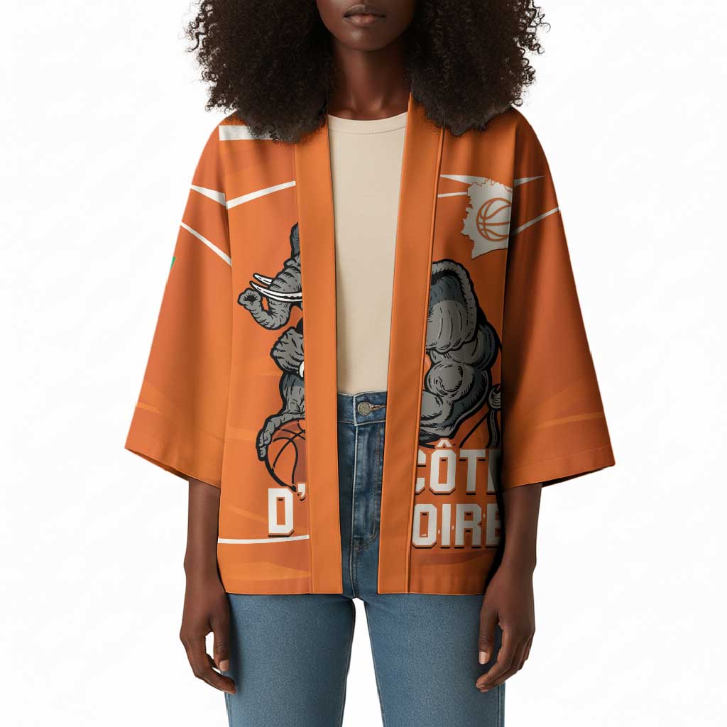 Ivory Coast Basketball Custom Kimono Allez Les Elephants