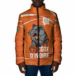 Ivory Coast Basketball Custom Padded Jacket Allez Les Elephants
