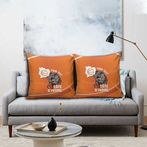 Ivory Coast Basketball Custom Pillow Cover Allez Les Elephants
