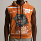 Afro Basketball Custom Ivory Coast Sleeveless Zip Hoodie Allez Les Elephants - African Pride