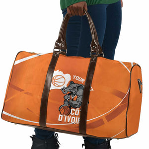 Ivory Coast Basketball Custom Travel Bag Allez Les Elephants