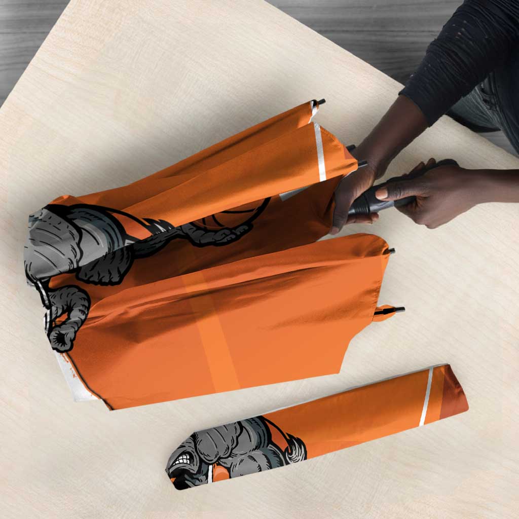 Ivory Coast Basketball Custom Umbrella Allez Les Elephants