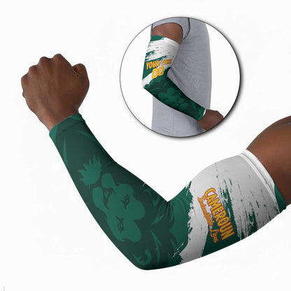 Cameroon Basketball Custom Arm Sleeves Come On Indomitable Lions