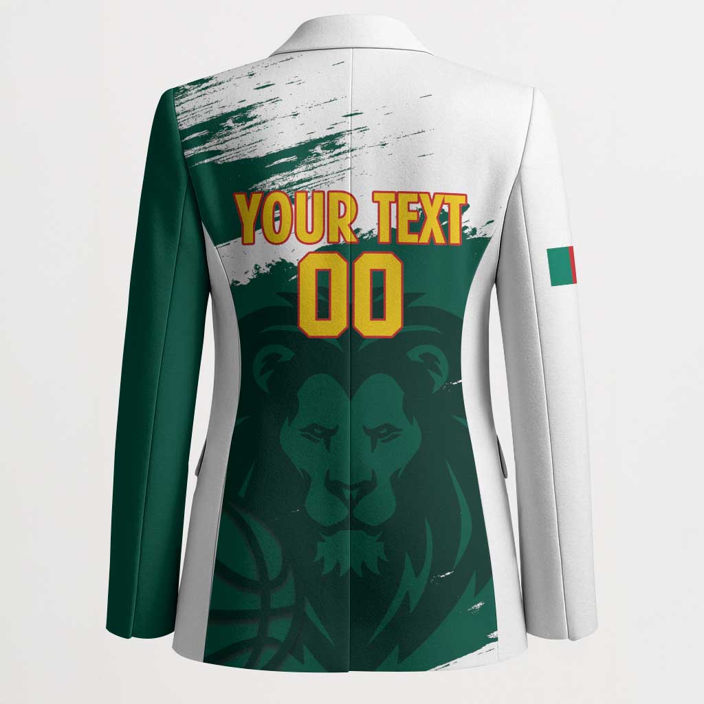 Cameroon Basketball Custom Blazer Come On Indomitable Lions