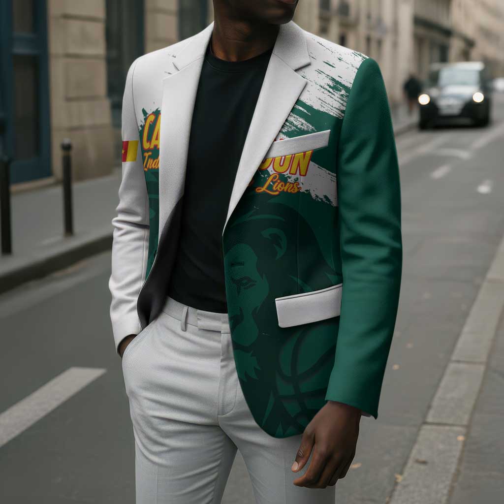Cameroon Basketball Custom Blazer Come On Indomitable Lions