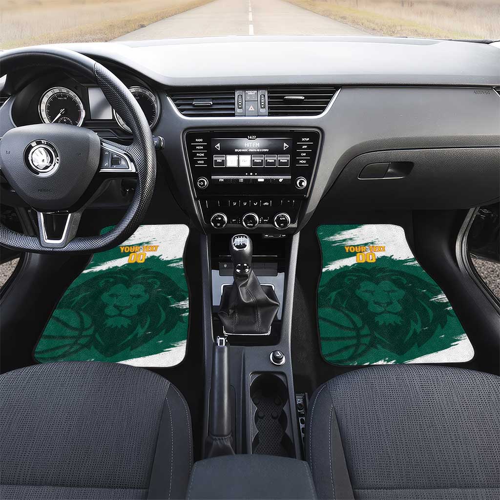 Afro Basketball Custom Cameroon Car Mats Come On Indomitable Lions - African Pride