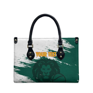 Cameroon Basketball Custom Leather Bag Come On Indomitable Lions