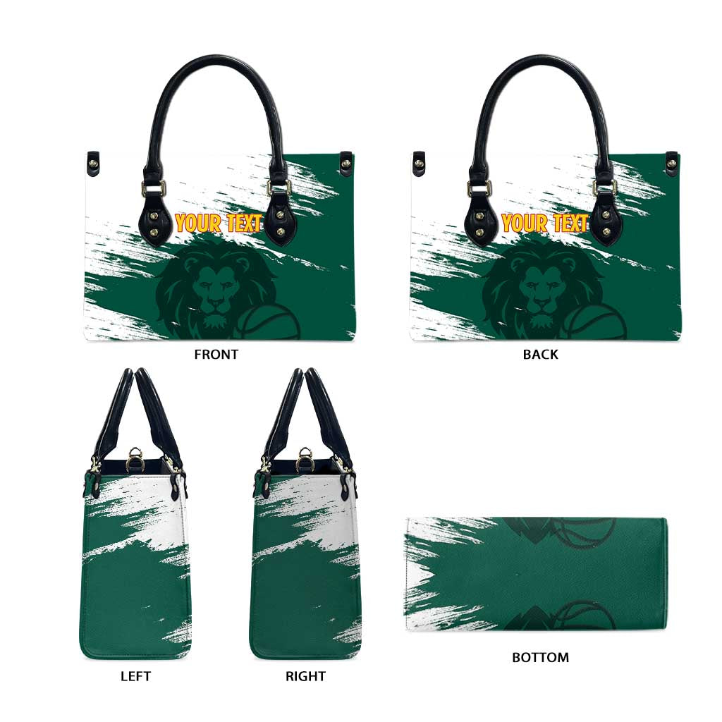 Cameroon Basketball Custom Leather Bag Come On Indomitable Lions