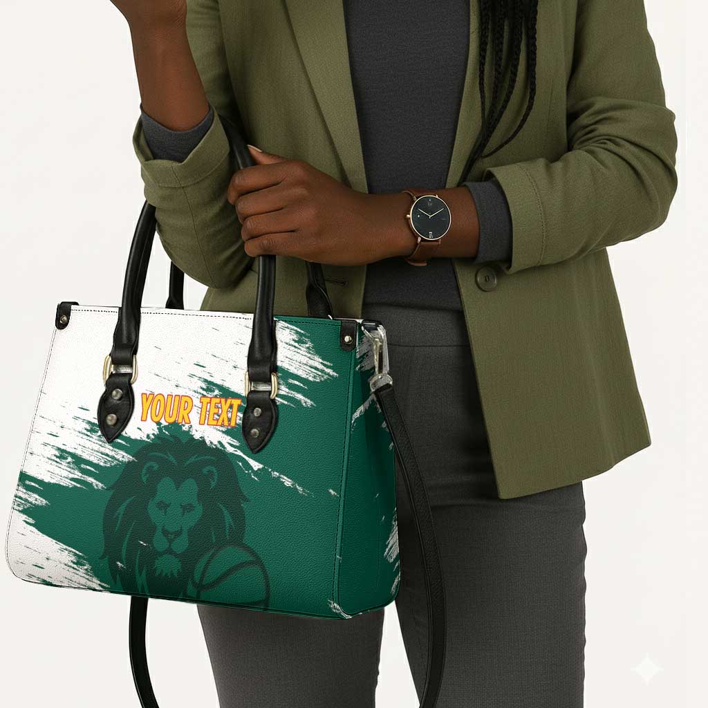 Cameroon Basketball Custom Leather Bag Come On Indomitable Lions