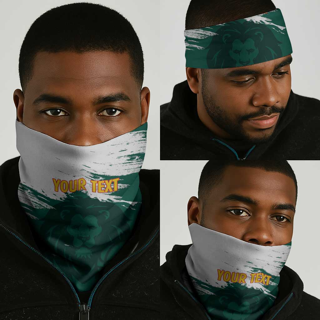 Afro Basketball Custom Cameroon Neck Gaiter Come On Indomitable Lions LT14