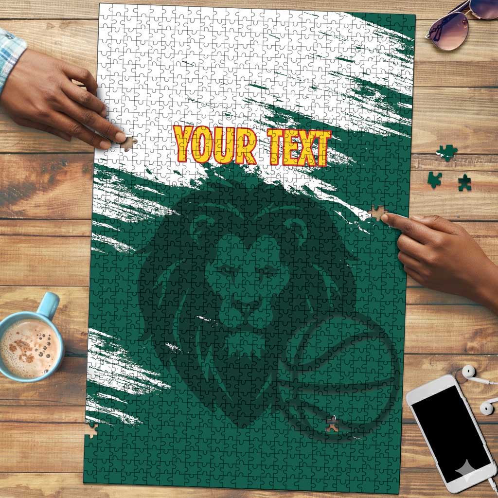 Cameroon Basketball Custom Puzzle Come On Indomitable Lions