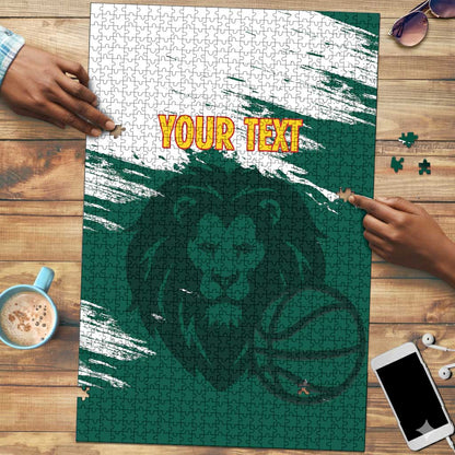 Cameroon Basketball Custom Puzzle Come On Indomitable Lions