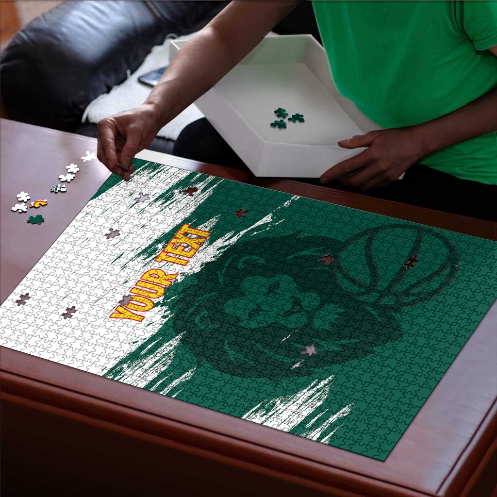 Cameroon Basketball Custom Puzzle Come On Indomitable Lions