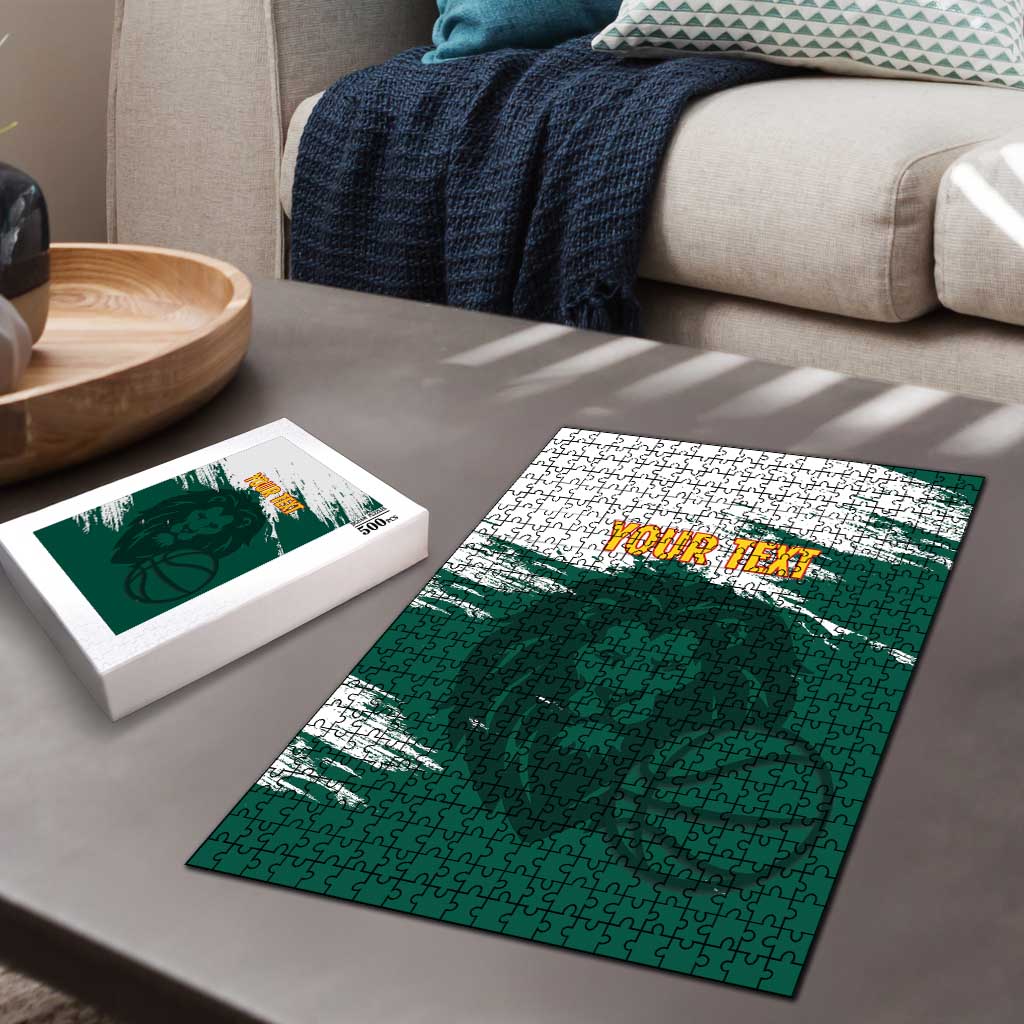 Cameroon Basketball Custom Puzzle Come On Indomitable Lions
