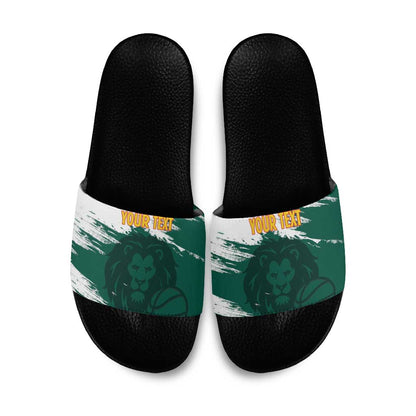 Cameroon Basketball Custom Slide Sandals Come On Indomitable Lions