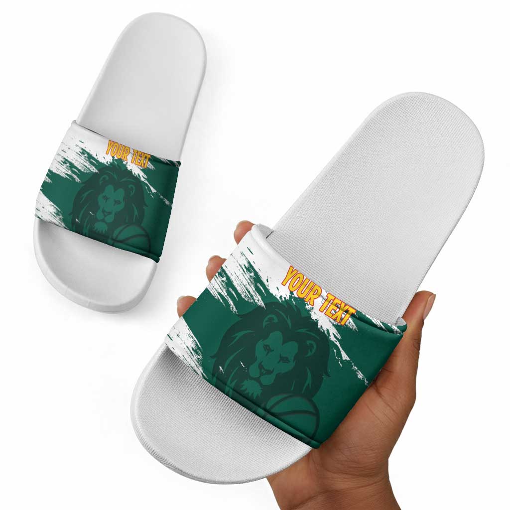 Cameroon Basketball Custom Slide Sandals Come On Indomitable Lions