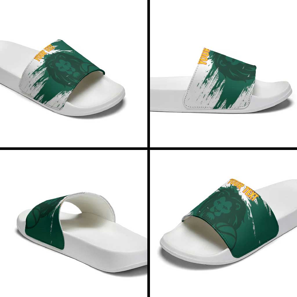 Cameroon Basketball Custom Slide Sandals Come On Indomitable Lions