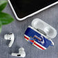 Cape Verde Basketball Custom AirPods Case Come On Blue Sharks