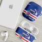 Cape Verde Basketball Custom AirPods Case Come On Blue Sharks