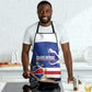 Cape Verde Basketball Custom Apron Come On Blue Sharks