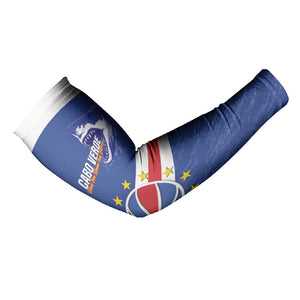 Cape Verde Basketball Custom Arm Sleeves Come On Blue Sharks
