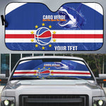 Cape Verde Basketball Custom Auto Sun Shade Come On Blue Sharks