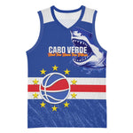 Afro Basketball Custom Cape Verde Basketball Jersey Come On Blue Sharks LT14