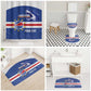 Cape Verde Basketball Custom Bathroom Set Come On Blue Sharks