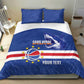Afro Basketball Custom Cape Verde Bedding Set Come On Blue Sharks - African Pride
