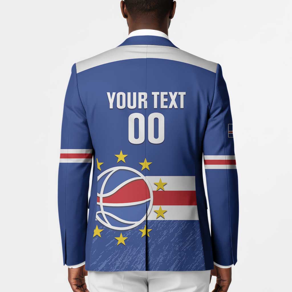 Cape Verde Basketball Custom Blazer Come On Blue Sharks