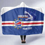 Afro Basketball Custom Cape Verde Hooded Blanket Come On Blue Sharks - African Pride