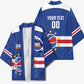 Cape Verde Basketball Custom Kimono Come On Blue Sharks