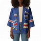 Cape Verde Basketball Custom Kimono Come On Blue Sharks