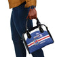 Afro Basketball Custom Cape Verde Shoulder Handbag Come On Blue Sharks - African Pride
