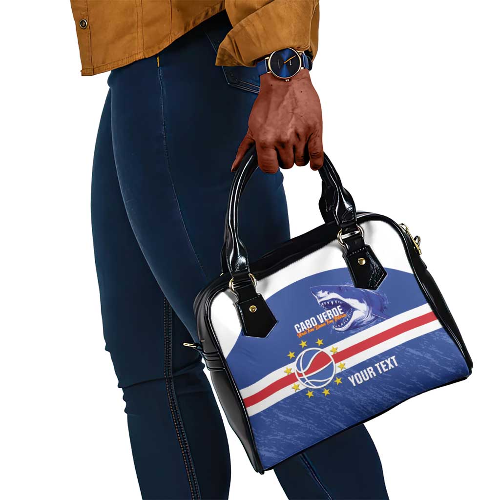 Afro Basketball Custom Cape Verde Shoulder Handbag Come On Blue Sharks - African Pride