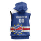 Afro Basketball Custom Cape Verde Sleeveless Hoodie Come On Blue Sharks - African Pride