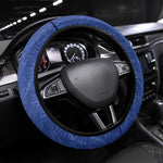 Afro Basketball Cape Verde Steering Wheel Cover Come On Blue Sharks - African Pride