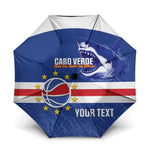 Cape Verde Basketball Custom Umbrella Come On Blue Sharks