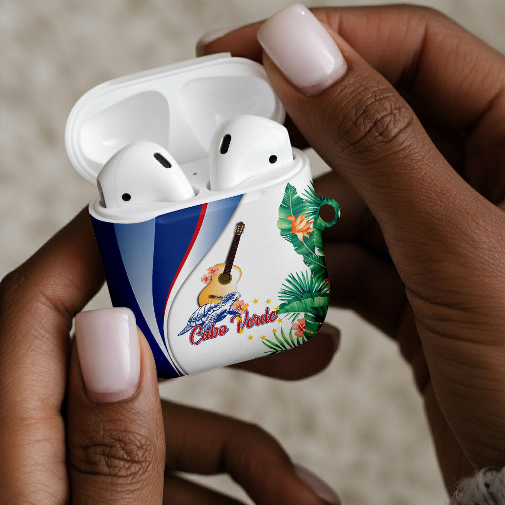 Cavaquinho Cabo Verde AirPods Case Cape Verdean Instrument Tropical Sea Turtle