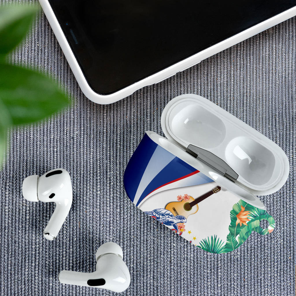 Cavaquinho Cabo Verde AirPods Case Cape Verdean Instrument Tropical Sea Turtle