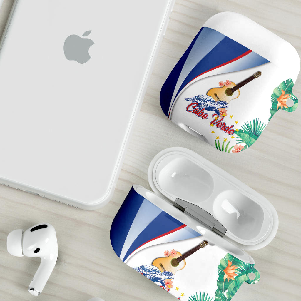Cavaquinho Cabo Verde AirPods Case Cape Verdean Instrument Tropical Sea Turtle