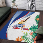 Cavaquinho Cabo Verde Area Rug Cape Verdean Instrument Tropical Sea Turtle