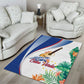 Cavaquinho Cabo Verde Area Rug Cape Verdean Instrument Tropical Sea Turtle