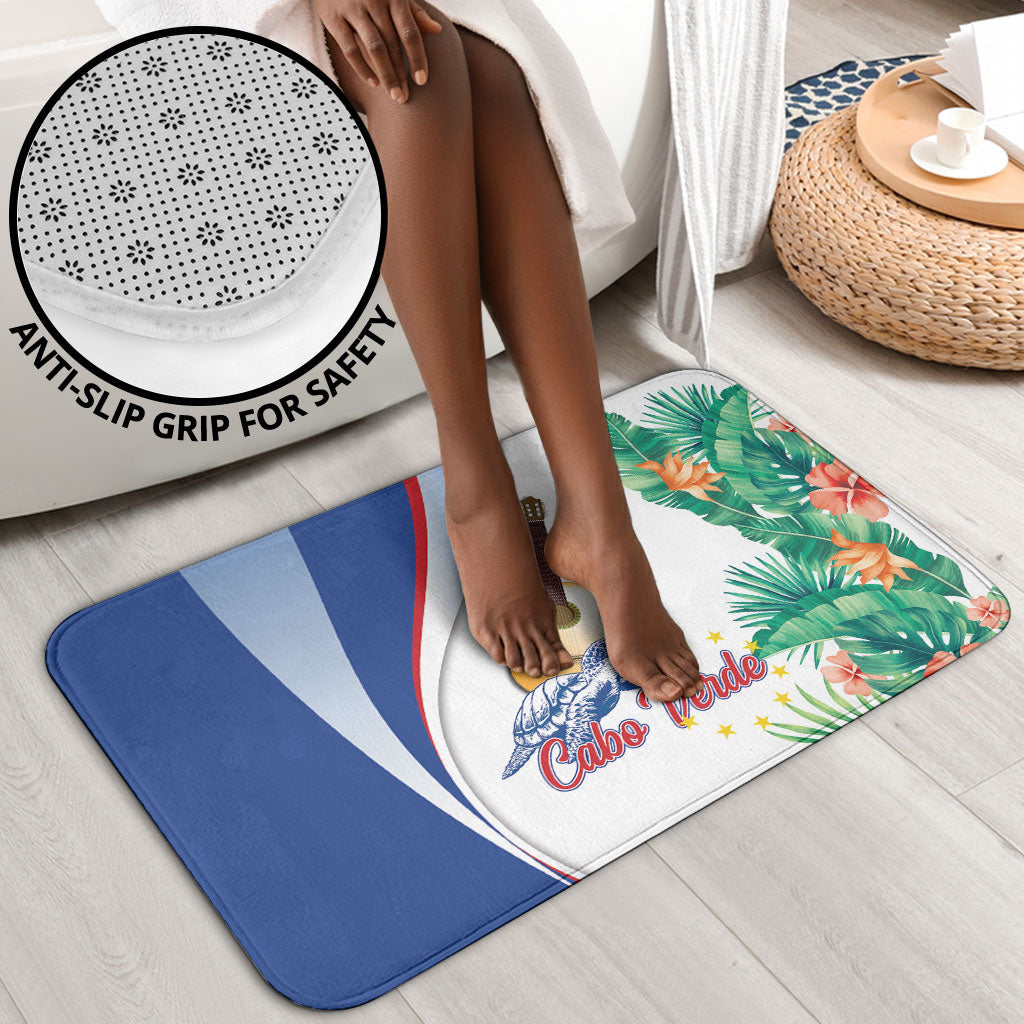 Cavaquinho Cabo Verde Bathroom Set Cape Verdean Instrument Tropical Sea Turtle
